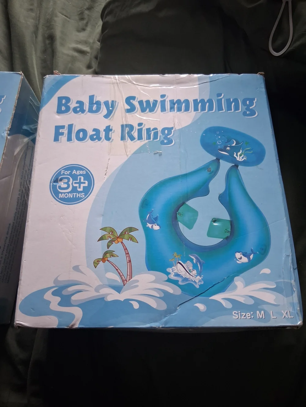 Blue Baby Swimming Float Ring - Infant Neck Float